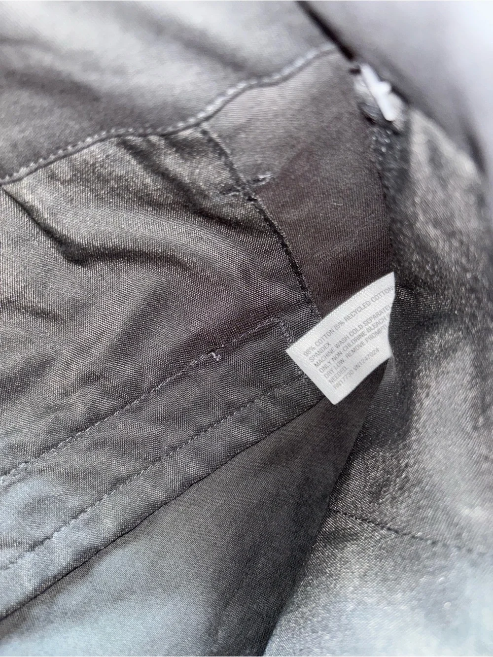 Wild Fable Women's Dark Gray Mid-Rise Chino Pants - Picture 6 of 7